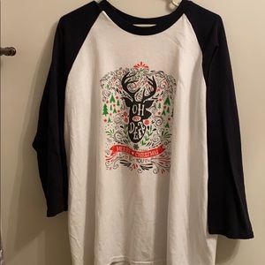 Quarter length Christmas shirt